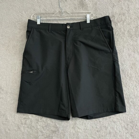 NEW Gerry Men's Size 36 Black Tech Short With Elastic Waistband & UPF 30+ - Picture 2 of 8